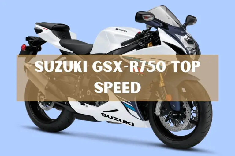 Suzuki GSX-R750 Top Speed – How Fast Will It Really Go?