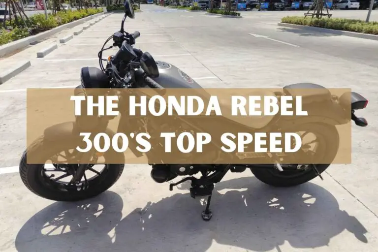 The Honda Rebel 300’s  Performance & Top Speed