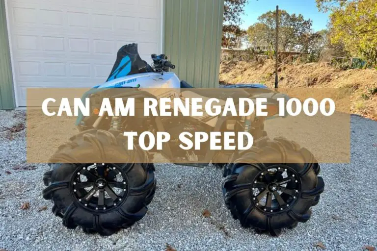 can am renegade 1000 top speed: Can Hit 100 MPH?
