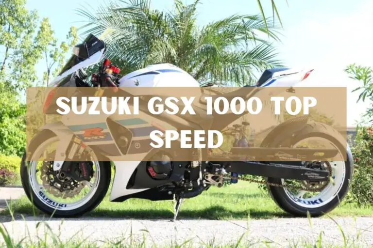 suzuki gsx 1000 top speed: Does Really Hit Over 180 MPH?