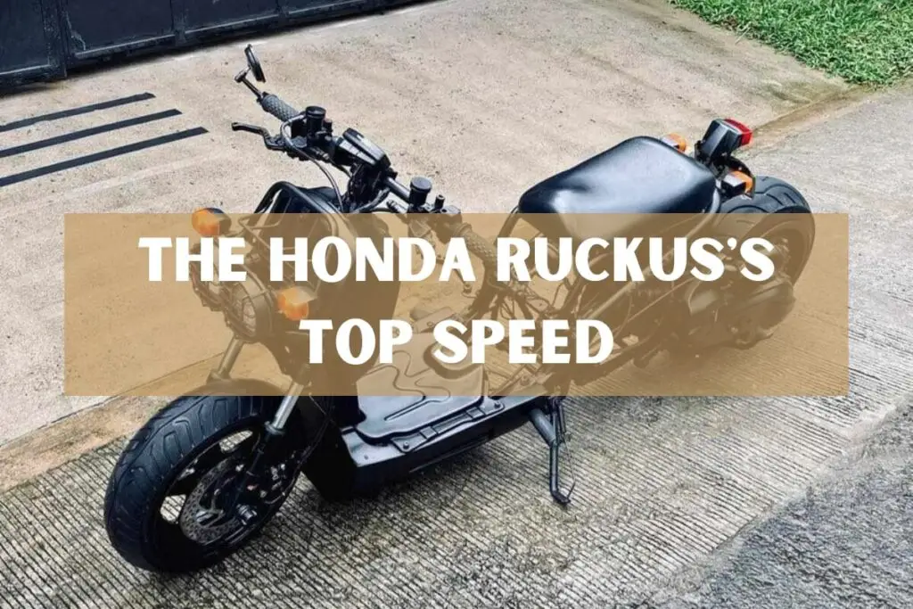 The Honda Ruckus's Top Speed & How Can You Make It Faster?