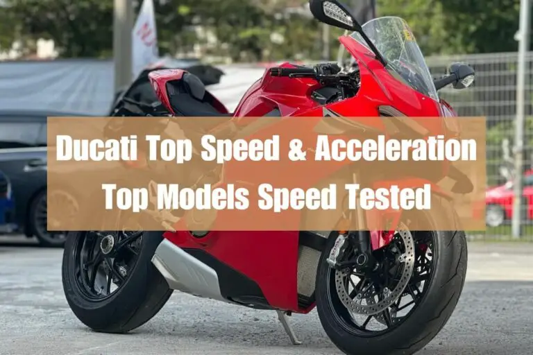 Ducati Top Speed & Acceleration: Top Models Speed Tested!
