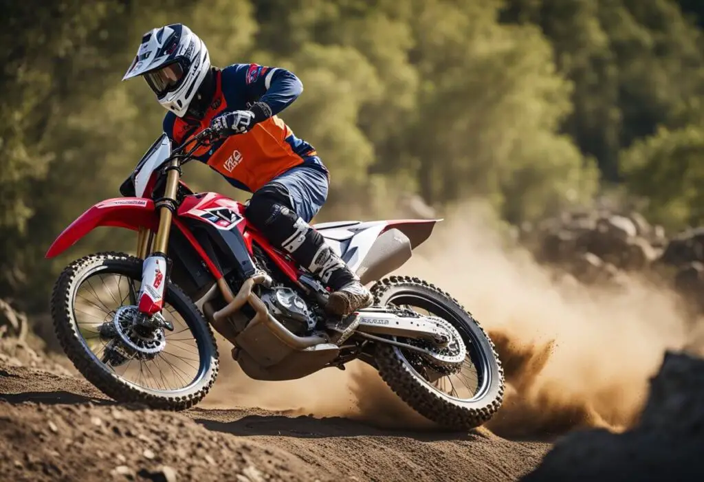 overview of the 2024 beta 300 rr dirt bike