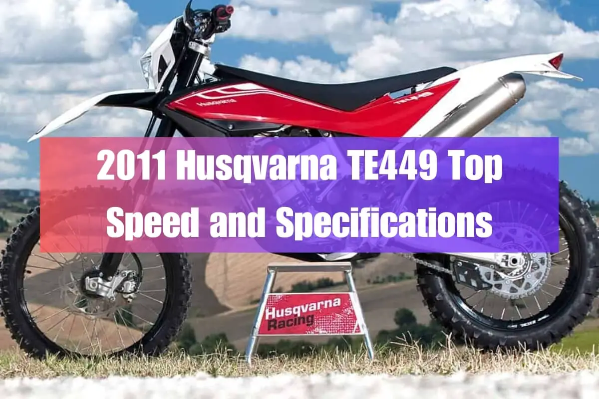 2011 Husqvarna TE449 Top Speed and Specifications