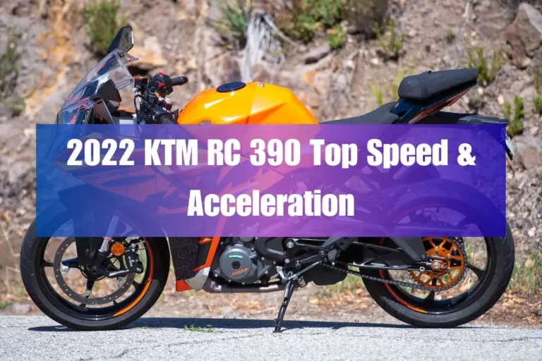 2022 KTM RC 390 Top Speed & Acceleration