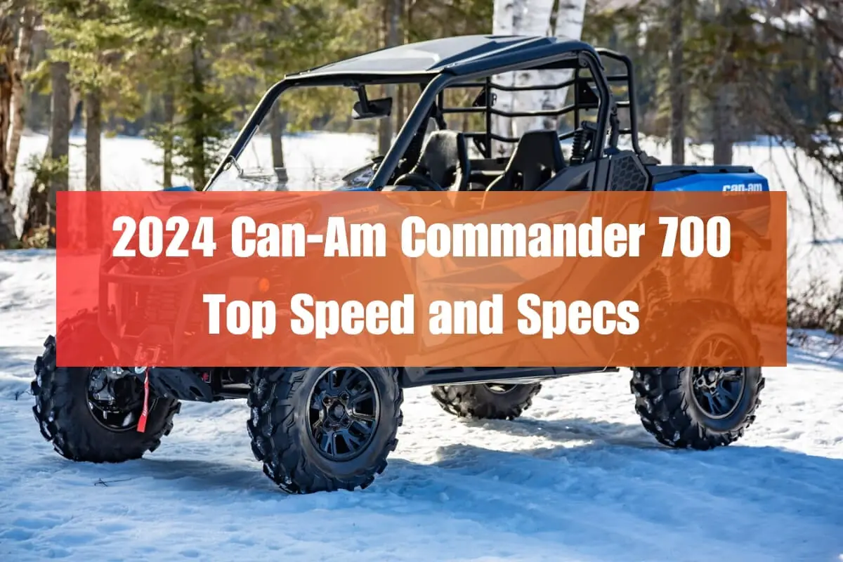 2024 Can-Am Commander 700 Top Speed and Specs