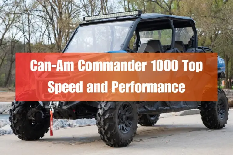 Can-Am Commander 1000 Top Speed and Performance