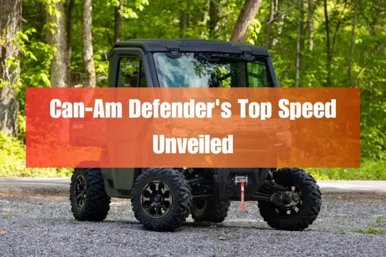 Can-Am Defender’s Top Speed Unveiled