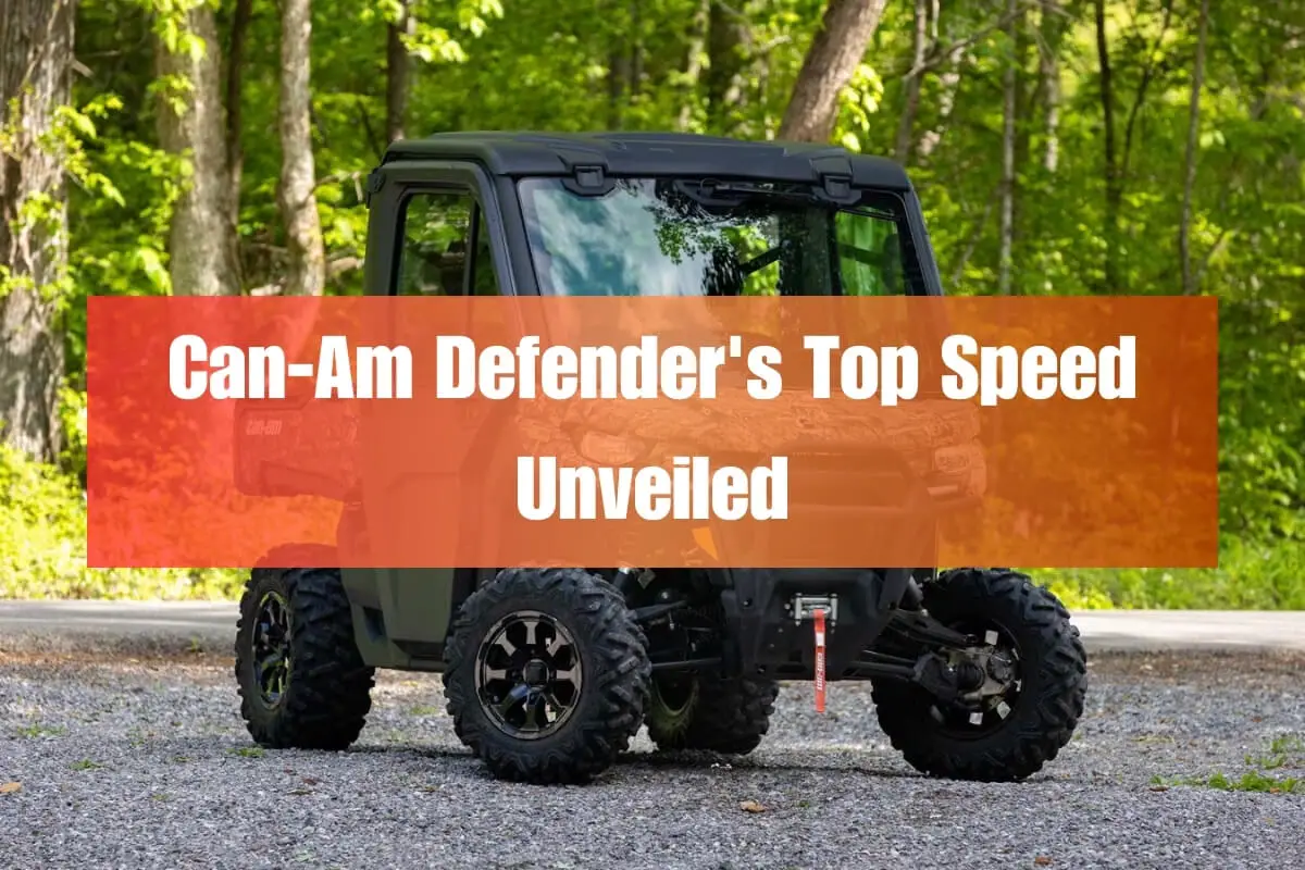 Can-Am Defender's Top Speed Unveiled