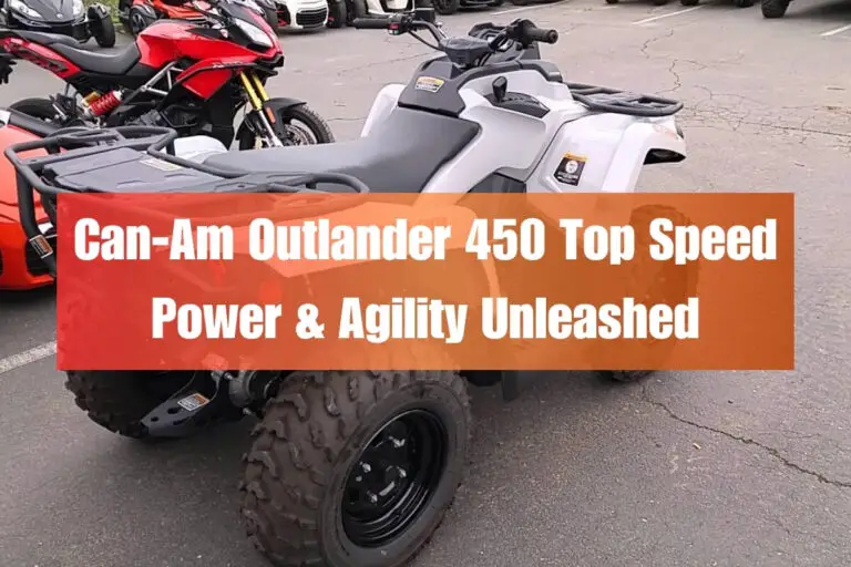 Can-Am Outlander 450 Top Speed: Power & Agility Unleashed