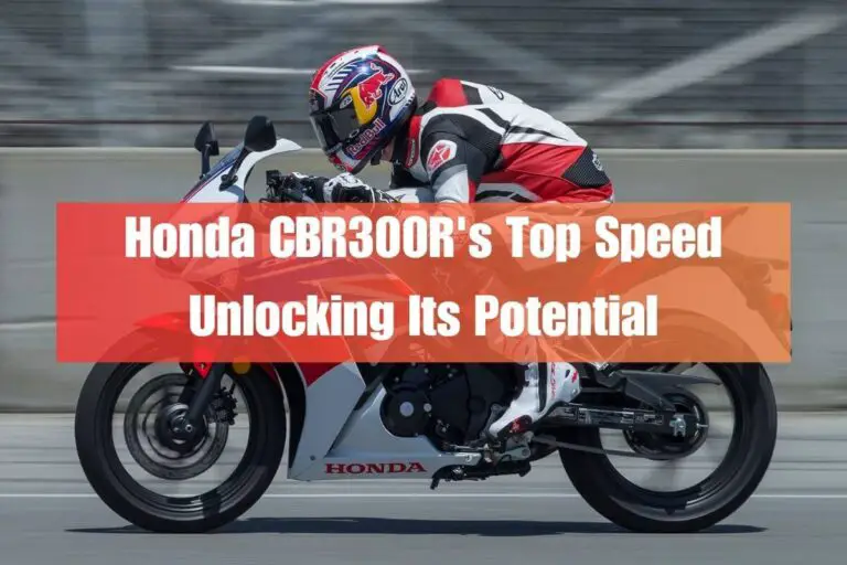 Honda CBR300R’s Top Speed: Unlocking Its Potential