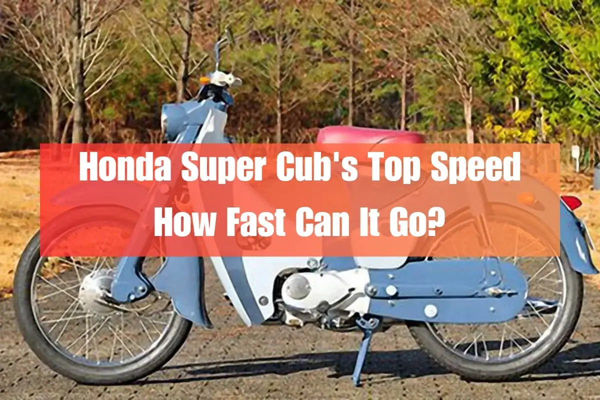 honda super cub's top speed