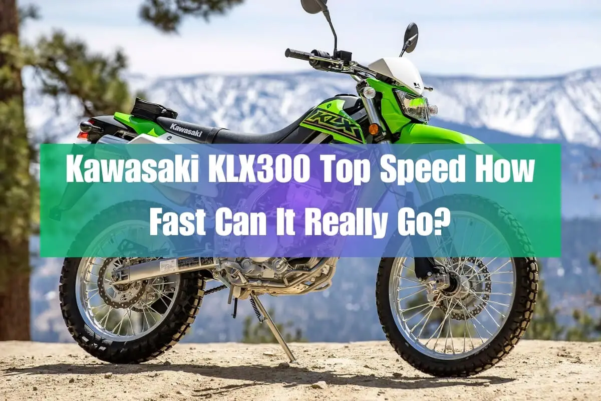 kawasaki klx300 top speed