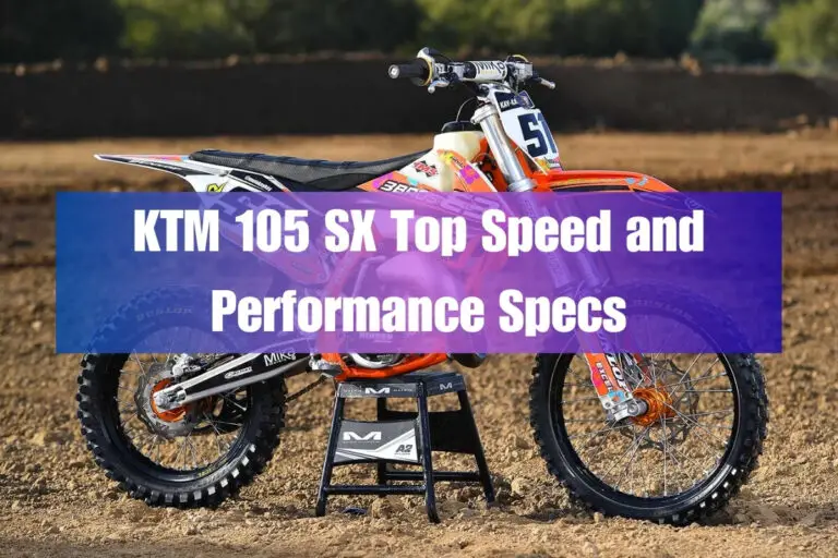KTM 105 SX Top Speed and Performance Specs