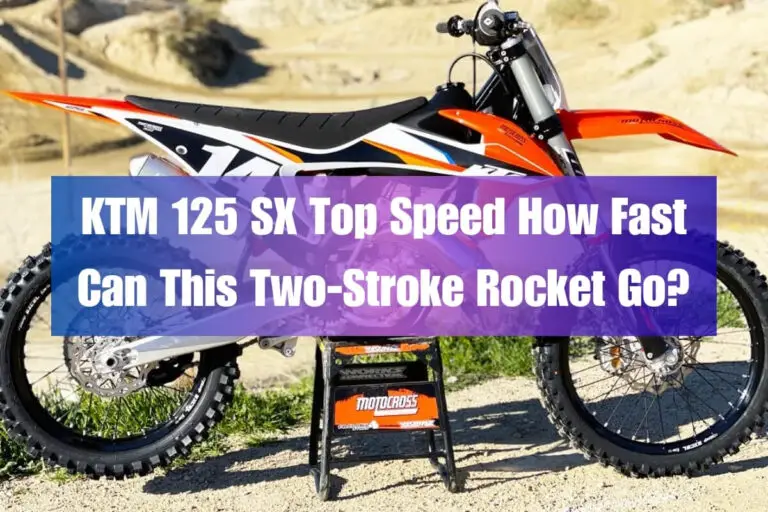KTM 125 SX Top Speed: How Fast Can This Two-Stroke Rocket Go?