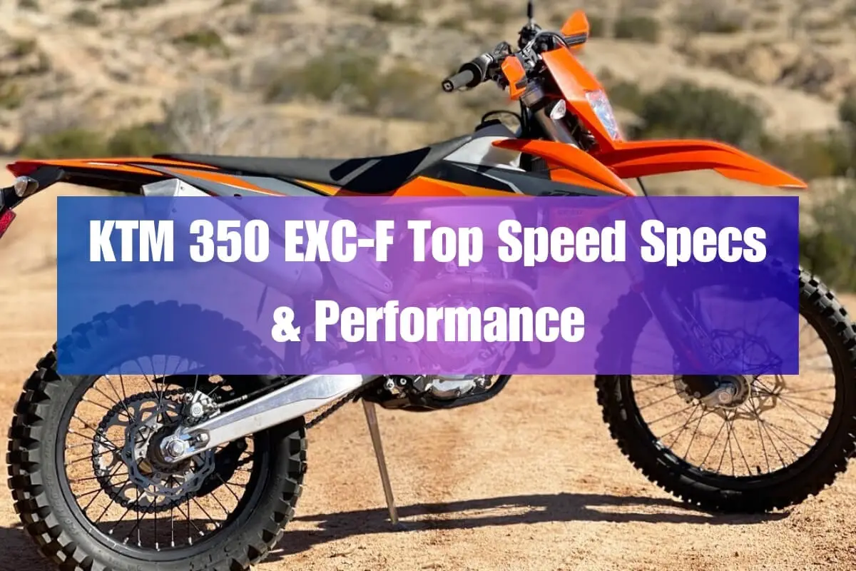 KTM 350 EXC-F Top Speed
