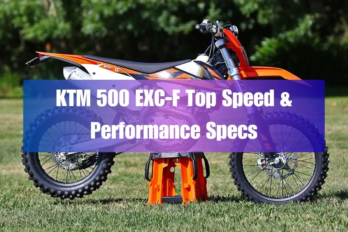 KTM 500 EXC-F Top Speed & Performance Specs