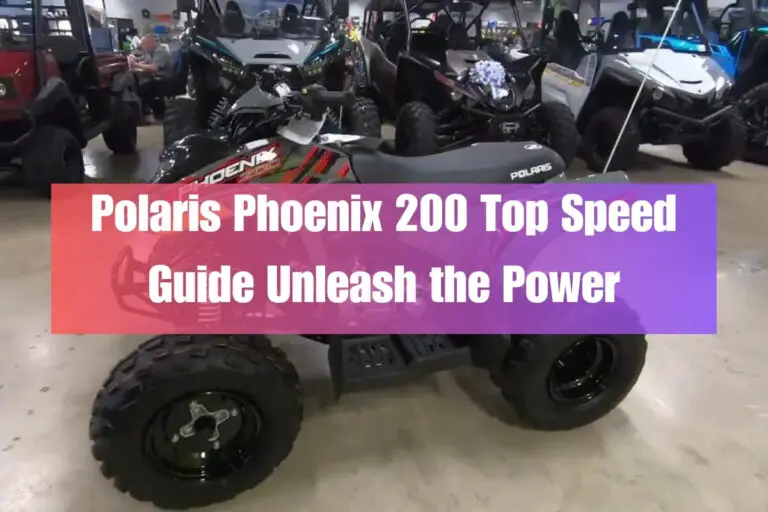 Polaris Phoenix 200 Top Speed Guide: Unleash the Power