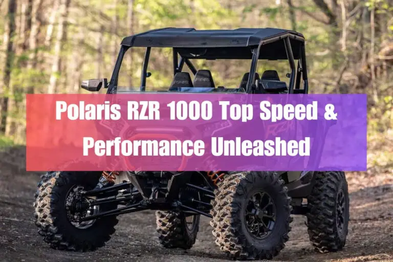 Polaris RZR 1000 Top Speed & Performance Unleashed