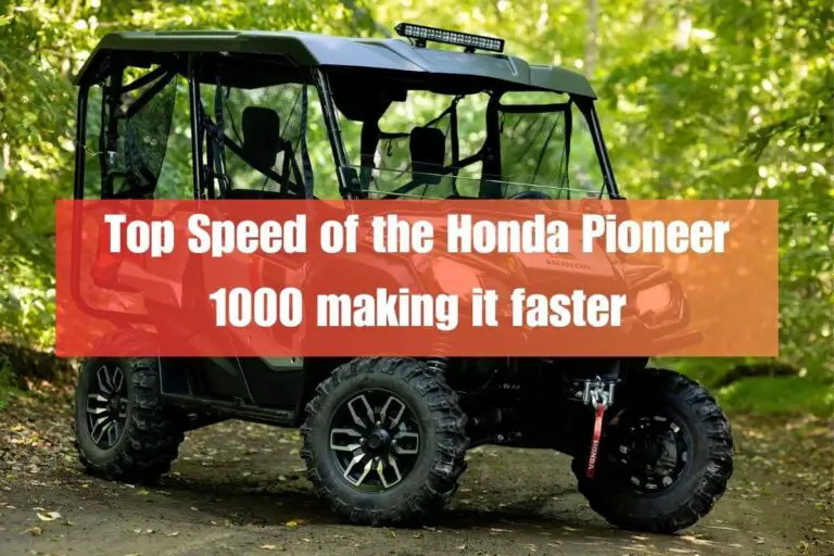 Top Speed of the Honda Pioneer 1000: making it faster