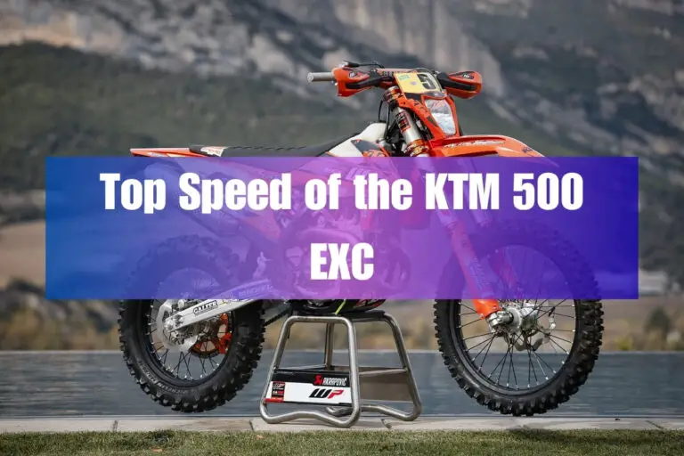 Top Speed of the KTM 500 EXC