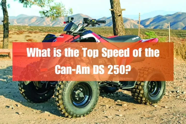 What is the Top Speed of the Can-Am DS 250?