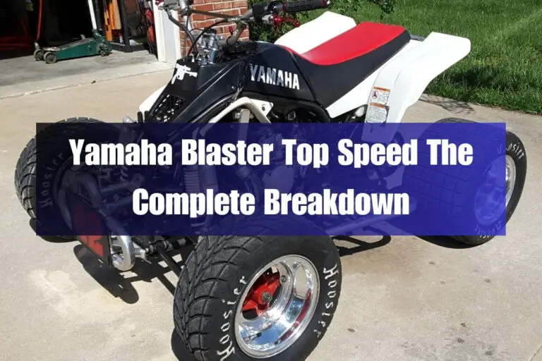 Yamaha Blaster Top Speed: The Complete Breakdown