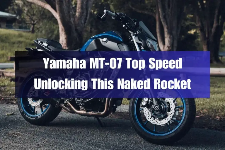 Yamaha MT-07 Top Speed: Unlocking This Naked Rocket