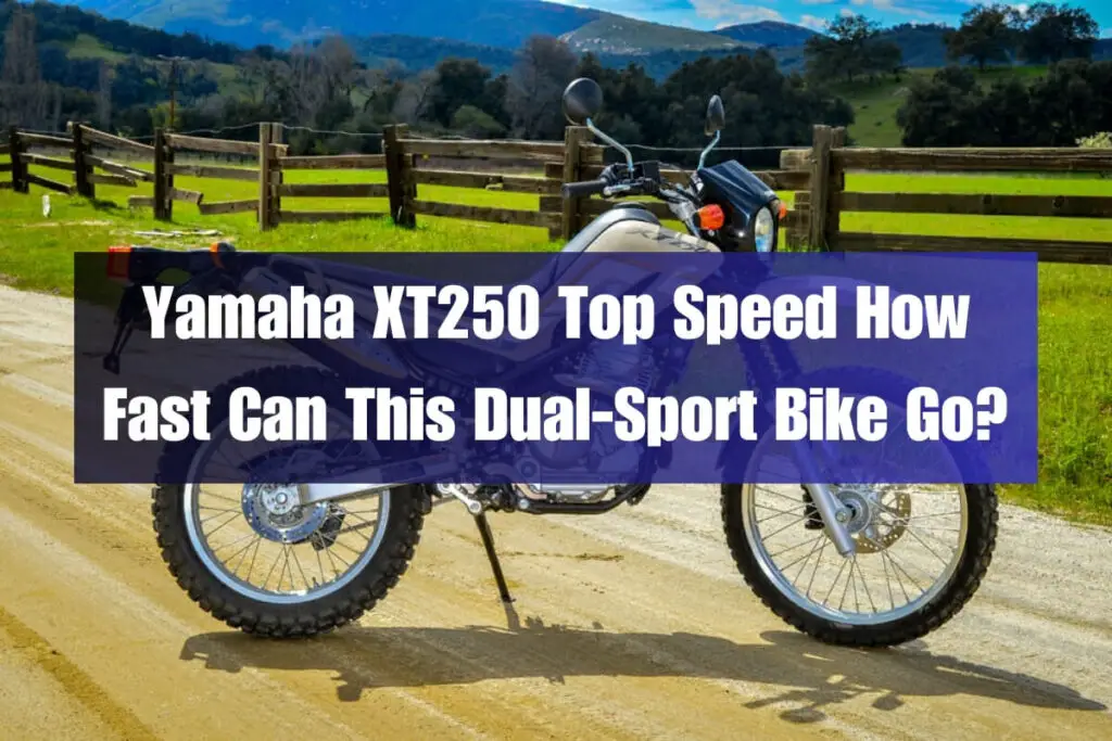 Yamaha XT250 Top Speed How Fast Can This DualSport Bike Go?