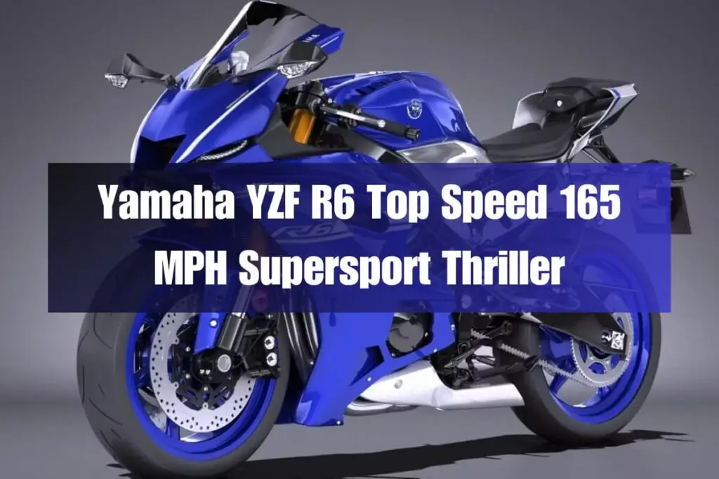 2025 Yamaha R6 Top Speed