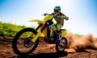 agile motocross racing machine