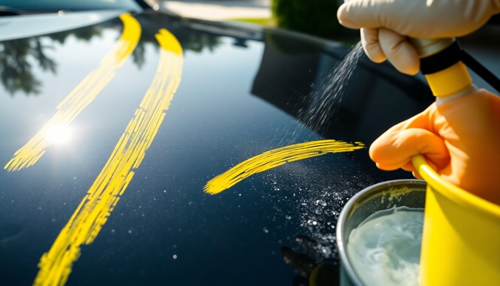 remove road paint safely