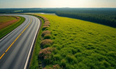 state owned road boundary distance