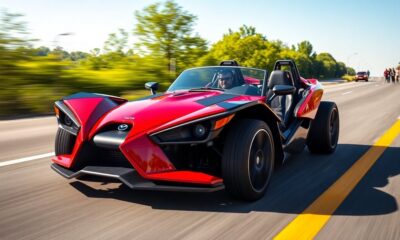 three wheeled roadster s top speed