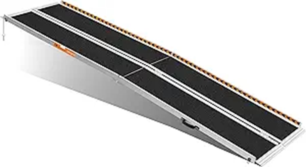 10 foot portable aluminum ramp