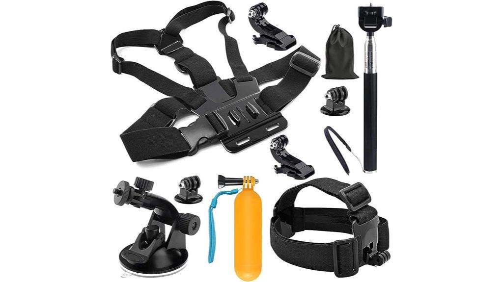 10 in 1 gopro accessory kit