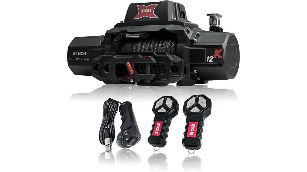 12000 lbs wireless winch