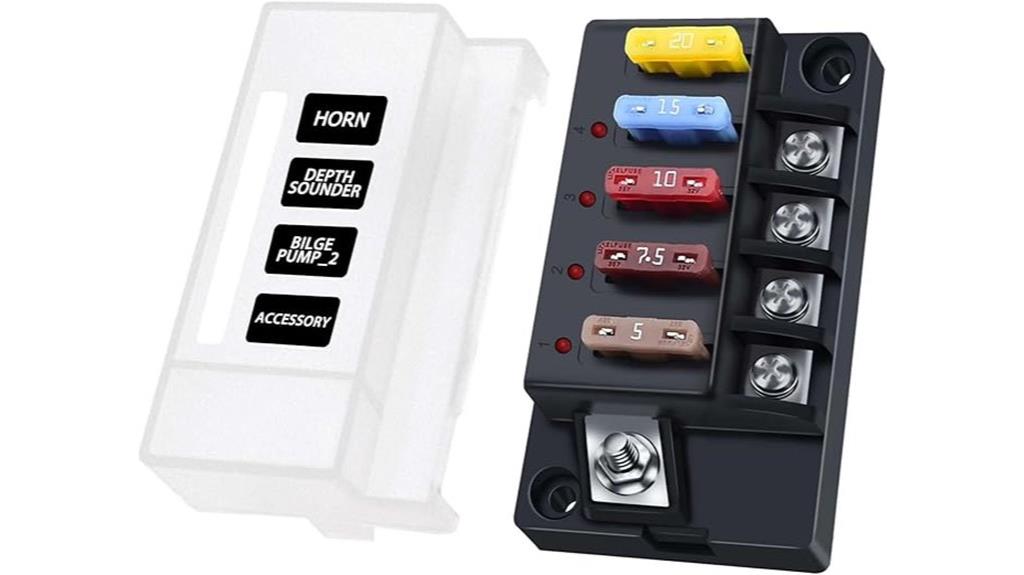 12 volt waterproof fuse block