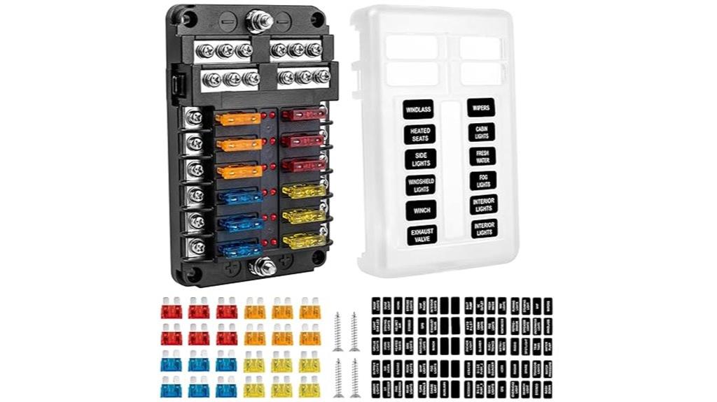 12 way fuse block set
