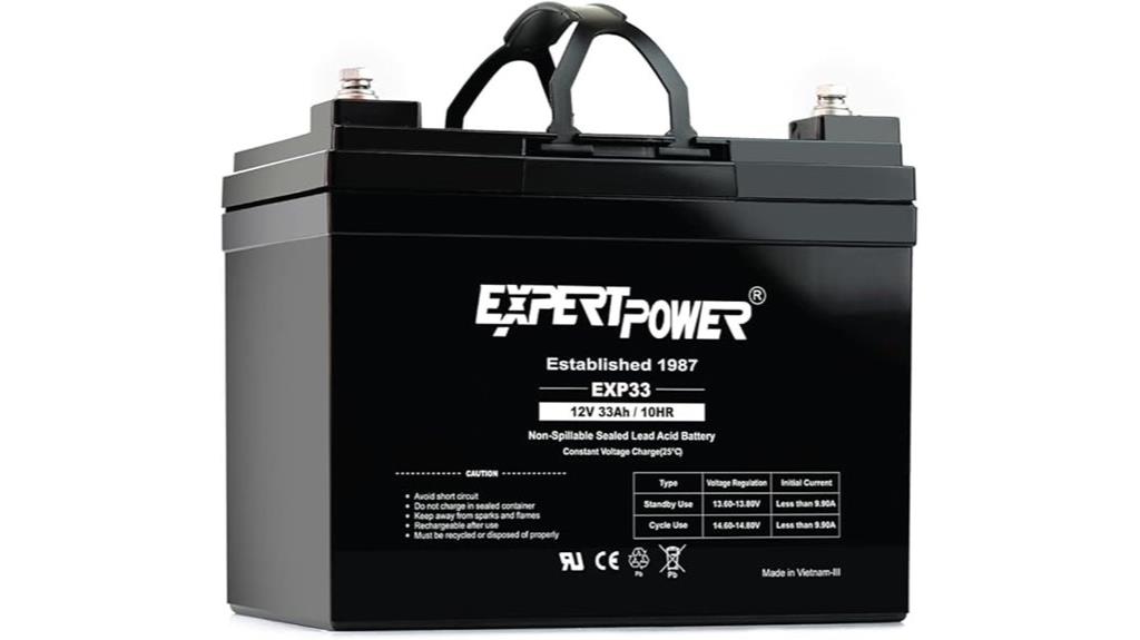 12v 33ah deep cycle battery