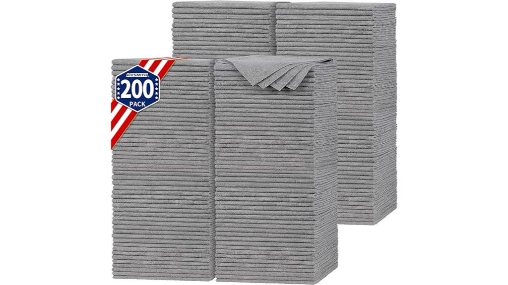 200 microfiber shop towels