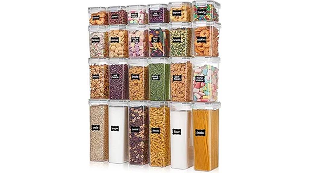 24 piece airtight storage set