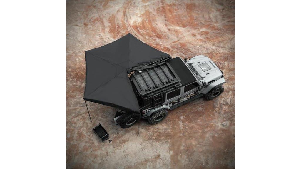 270 degree passenger side awning