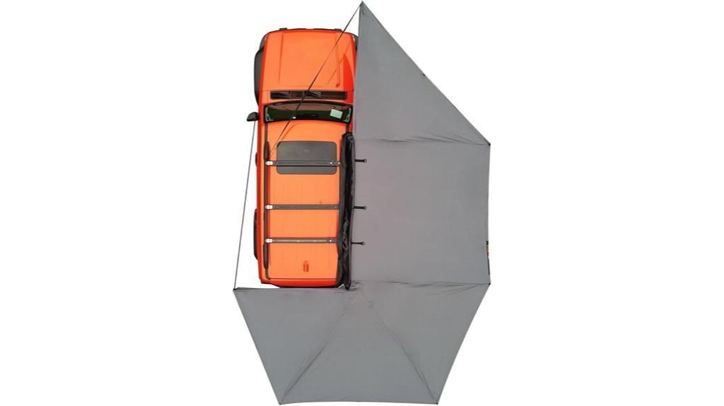 270 degree vehicle awning