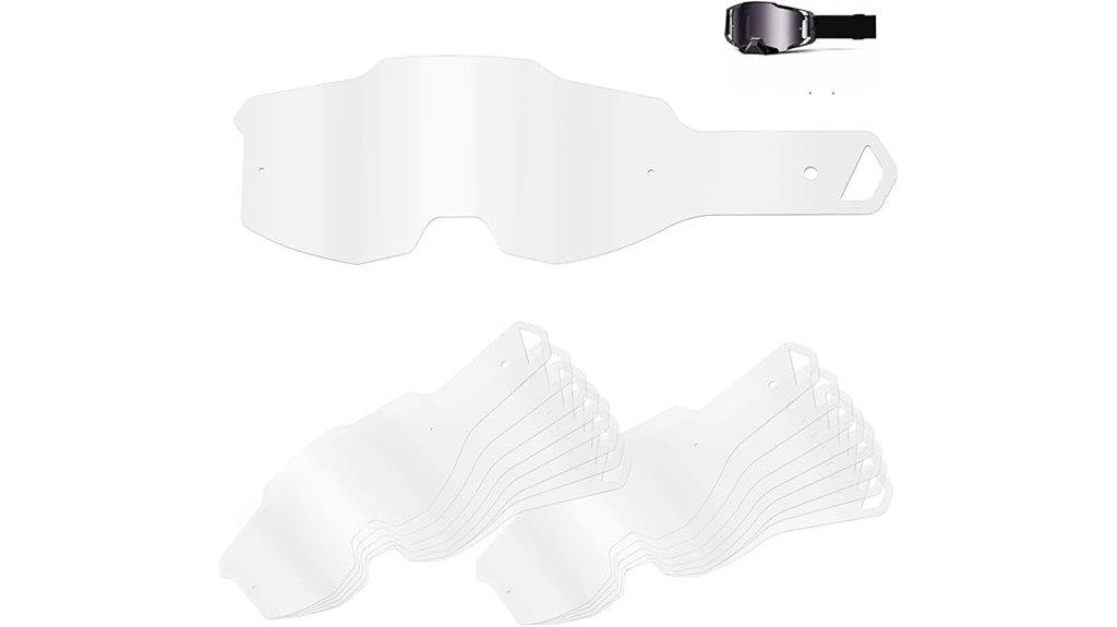 50 goggle tear offs pack
