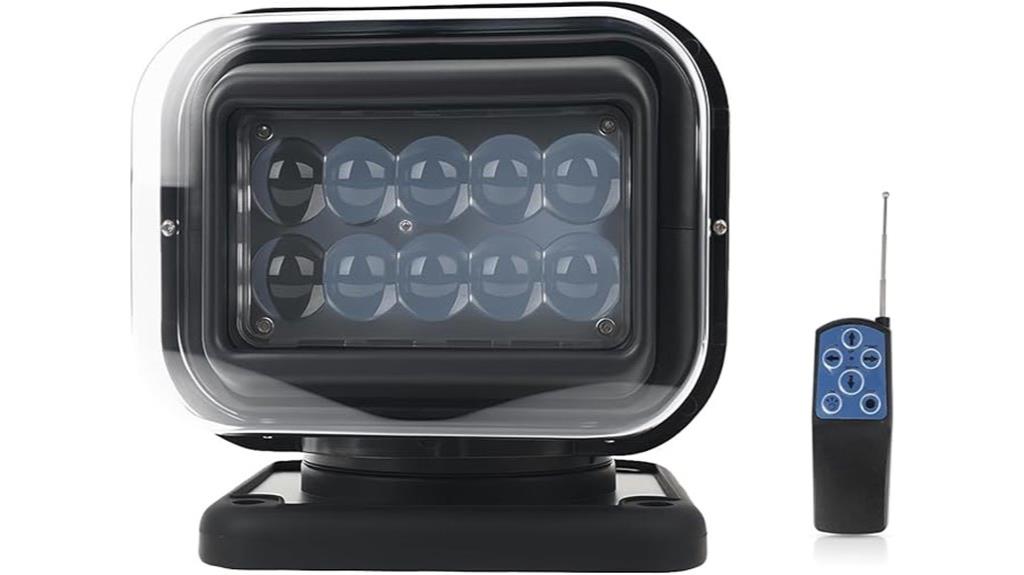 55w remote led spotlight