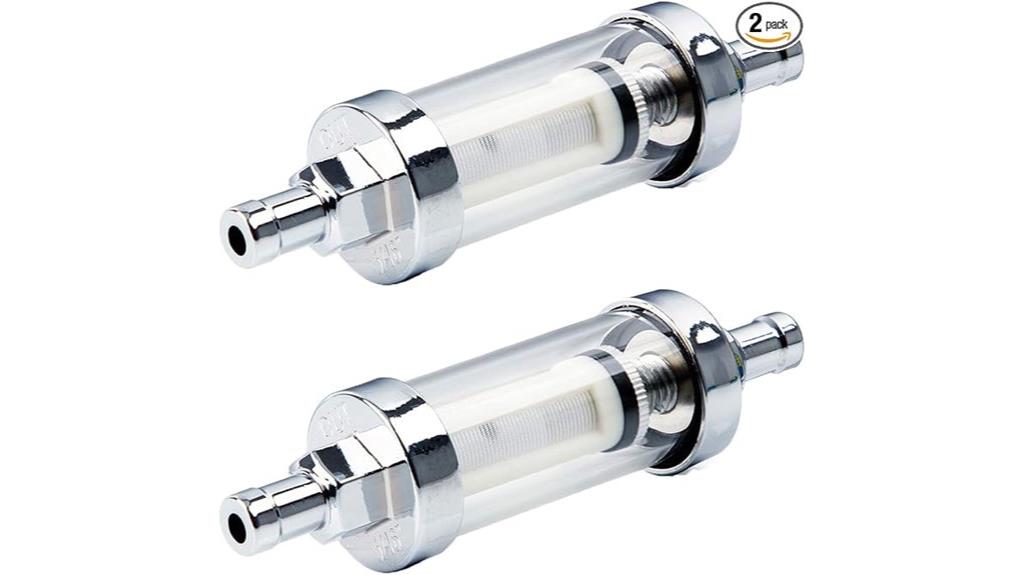5 16 inch chrome fuel filter