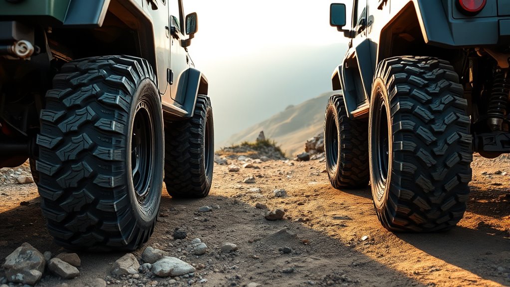 adjust gear ratios for tires