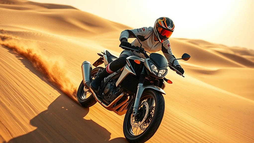 adjust riding techniques for heat