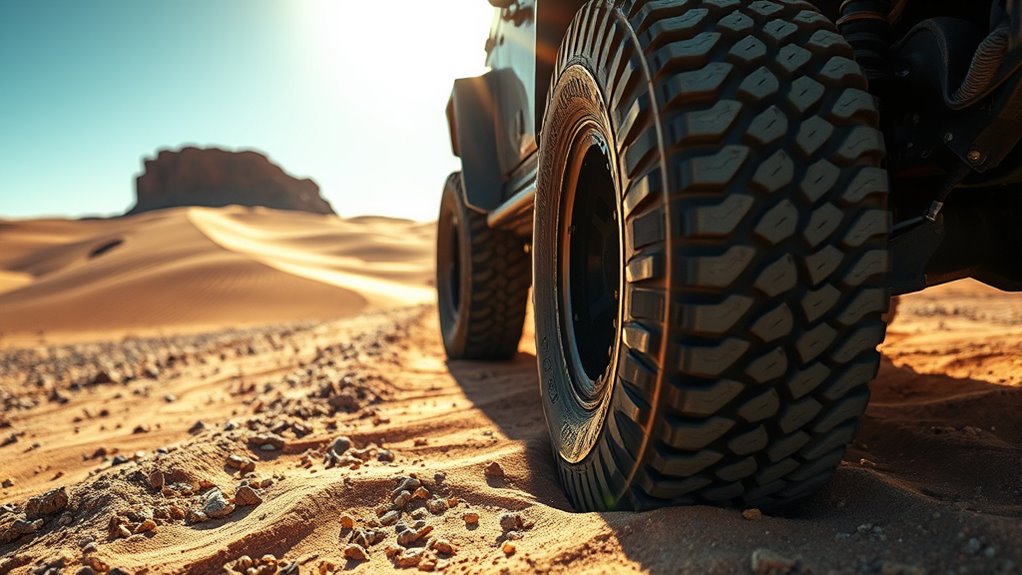 adjust tire pressures frequently